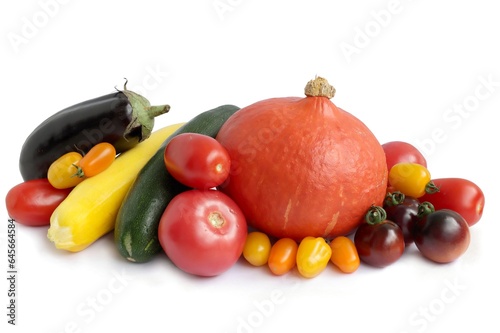 various colorful vegetables for eating and cooking meals 