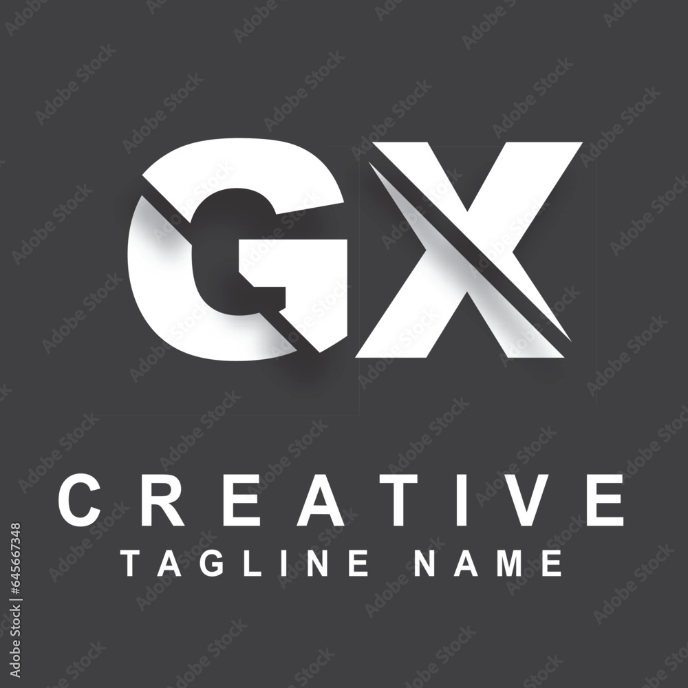 Fototapeta premium Creative Letter Logo Concept