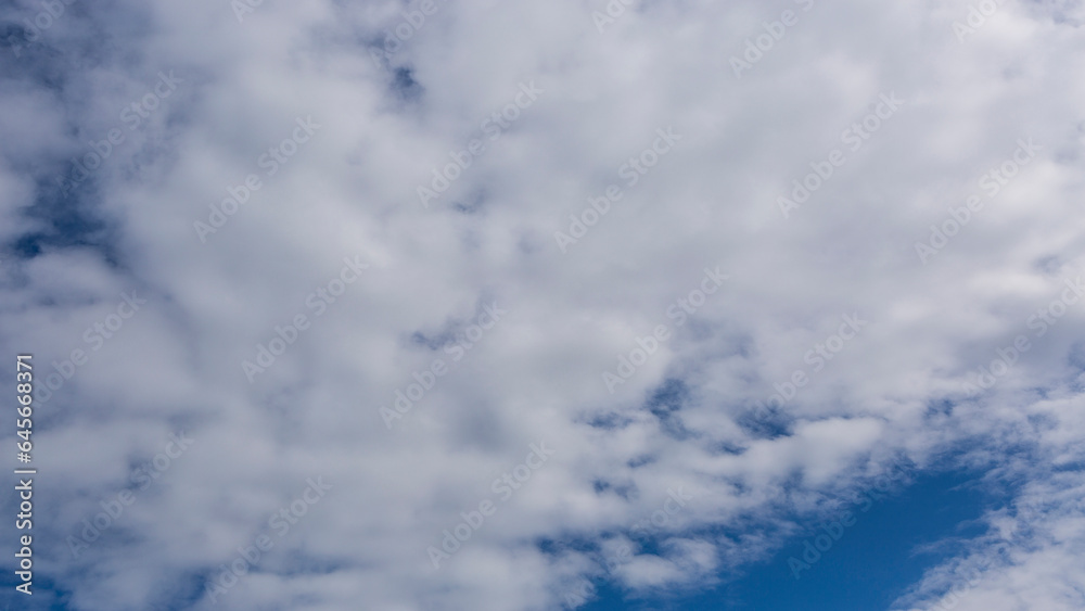 Clouds on the blue sky