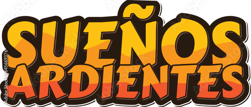 A captivating lettering vector design that celebrates the passionate aspirations that burn like Mexican dreams