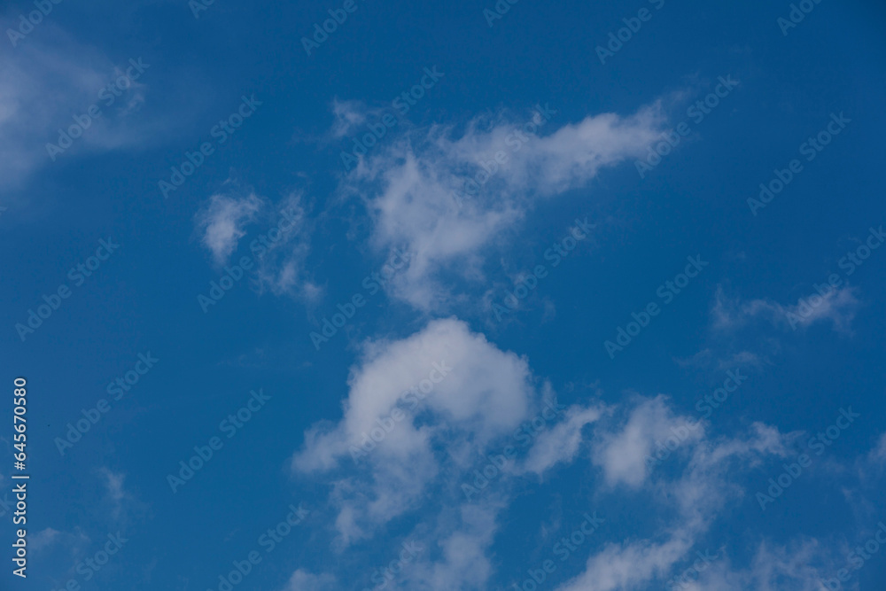 Clouds on the blue sky Clouds on the blue sky