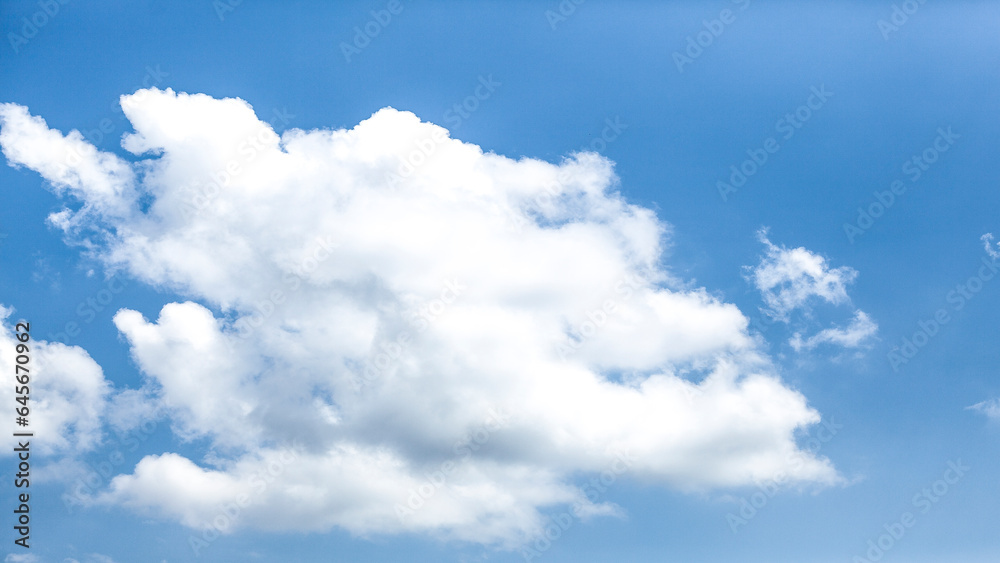 Clouds on the blue sky Clouds on the blue sky