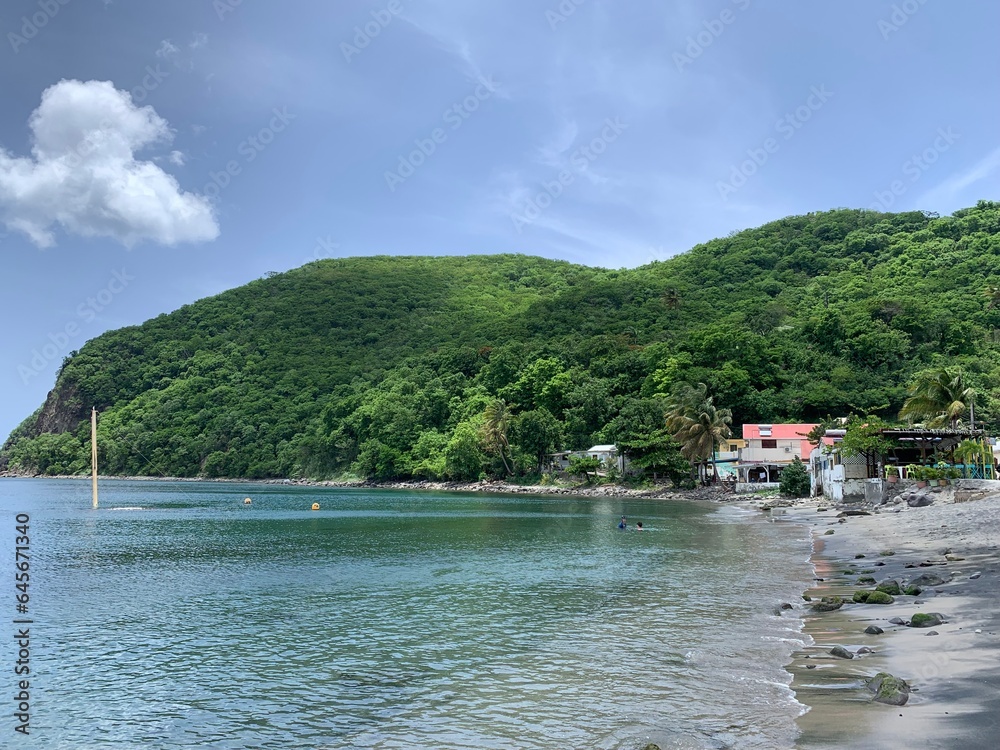 Naklejka premium Plage Guadeloupe