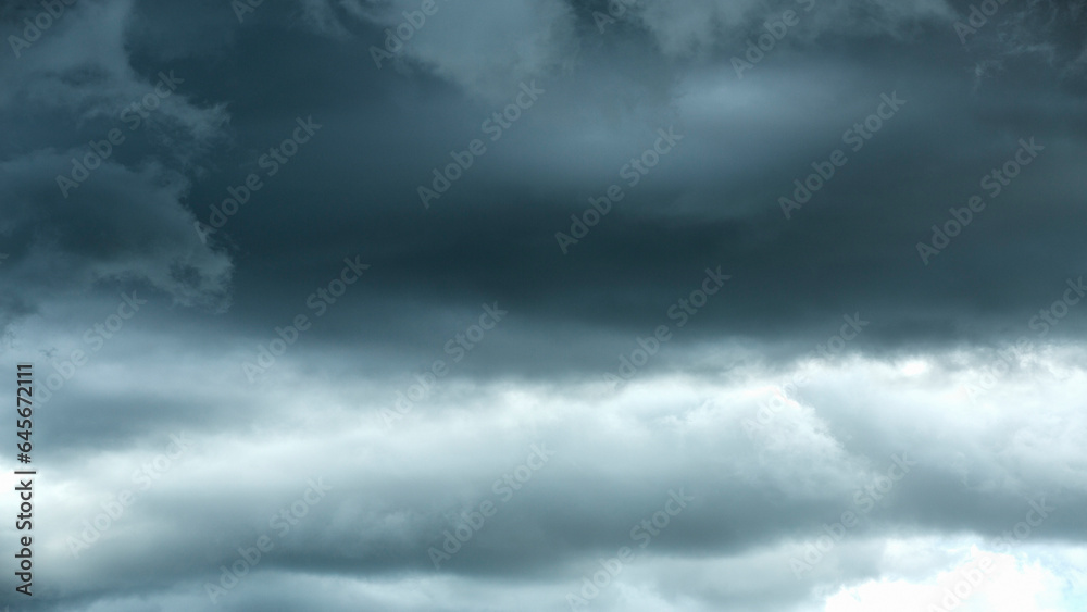 Dramatic thunderstorm clouds passing by Dramatic thunderstorm clouds passing by