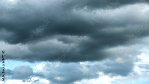 Clouds on the blue sky