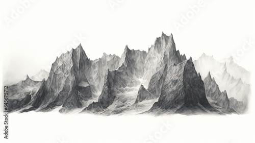 Natural mountain compositions ai image generated © Gulafshan