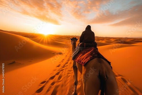 Exploring the Sahara on Camelback