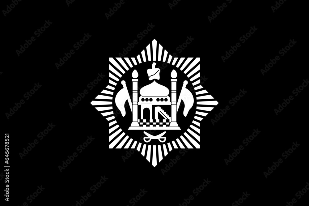 Obraz premium Flag of Afghanistan (1919 1921)