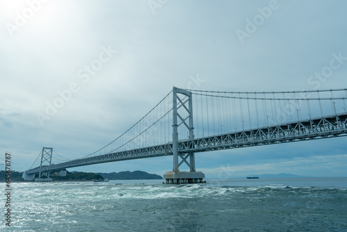 鳴門海峡大橋の風景