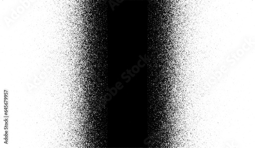 Stipple dots, gradient grain and noise texture vector illustration. Abstract black and white halftone background with grunge effect of grainy sand pattern, dust dotwork vector Formats 