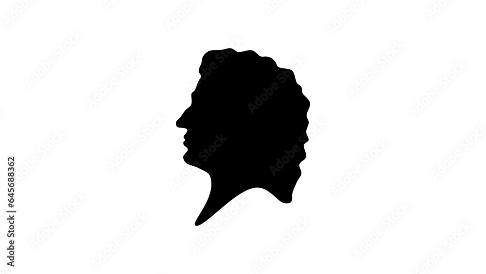 John Milton silhouette
