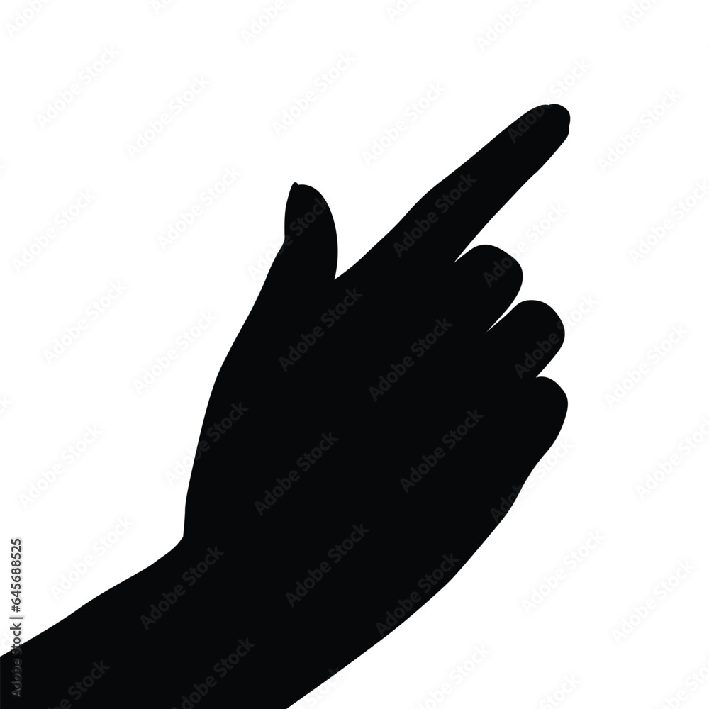 hand silhouettes isolated on white, hand pointing isolated on white, hand pointing at something, hands gesturing black, Black hands silhouettes, vector illustration hand silhouettes isolated on white, hand pointing isolated on white, hand pointing at something, hands gesturing black, Black hands silhouettes, vector illustration
