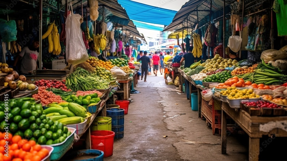 stall with fruits
