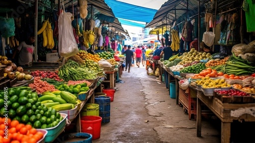 stall with fruits