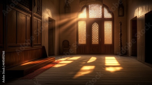 A photograph of a mosque