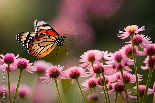 monarch butterfly on flower © Mehwish
