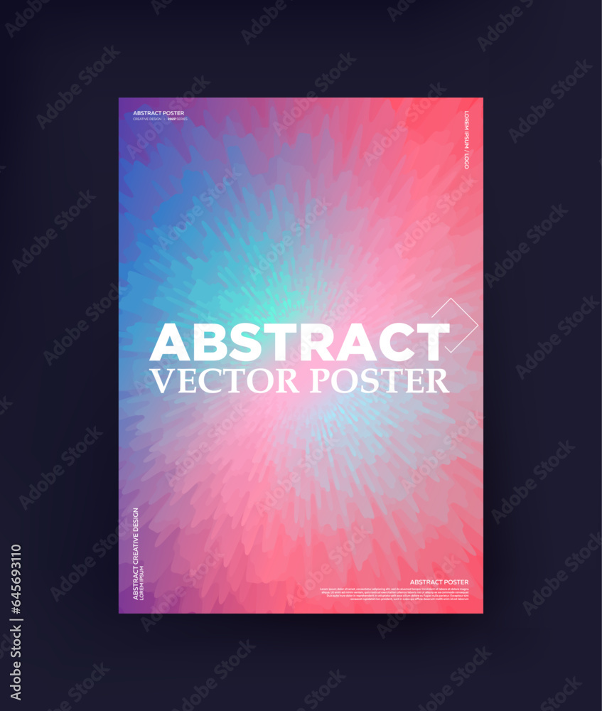 Colorful gradient with texture. For posters, banners, leaflet covers, flyers.