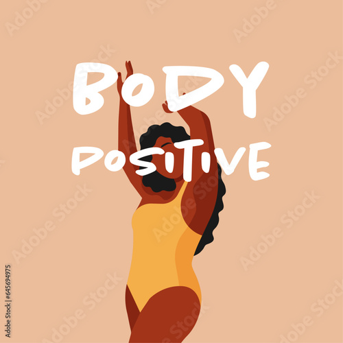 Woman's body. Body positive, beyond stereotypes