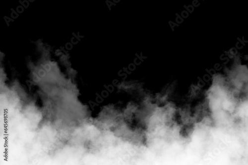 Biała chmura, dym photo