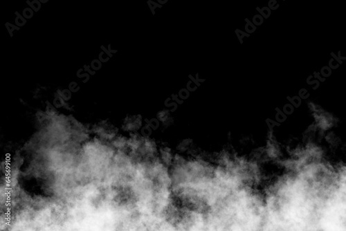 Biała chmura, dym