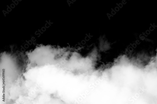 Biała chmura, dym