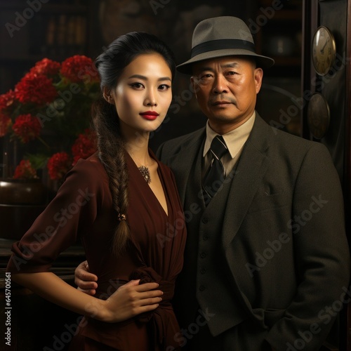 Chinese couple portrait