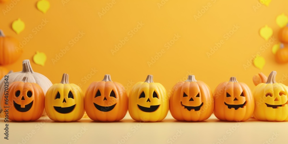 Pumpkins for Halloween. Happy Halloween Pumpkins for Halloween. Happy Halloween