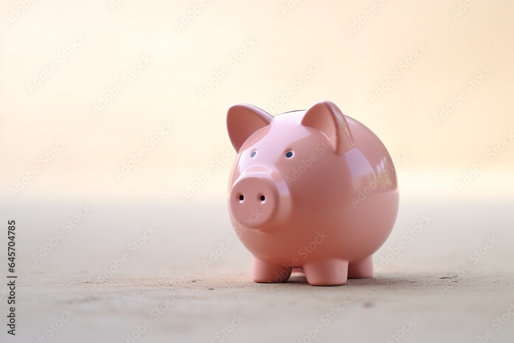 piggy bank saves finance crypto money