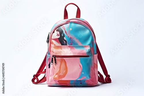 pink princess girl kid back to school bag