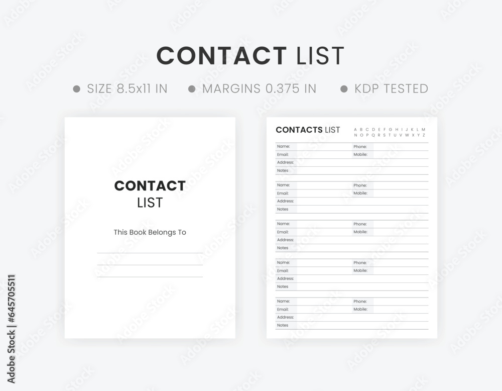 Contact List Template Small Business. Contact List Planner Template. Business Emergency Contact List Template