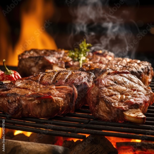 Sizzle and Smoke: A Close-Up of Argentinian Asado Grill Mastery