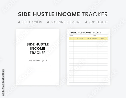 Side hustle income tracker