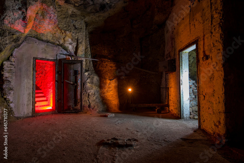 Tasmajdan shelter under Belgrade, Serbia