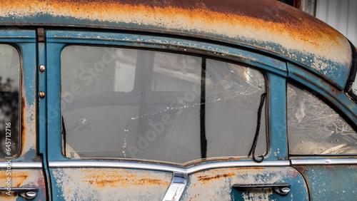 Rust cars in creperie Tati on Gotland  sweden