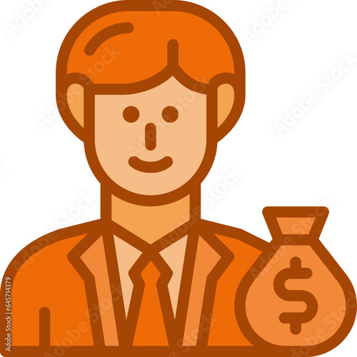 investor two tone icon