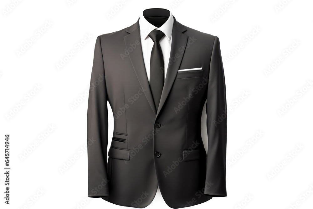 Empty business suite on white background Empty business suite on white background