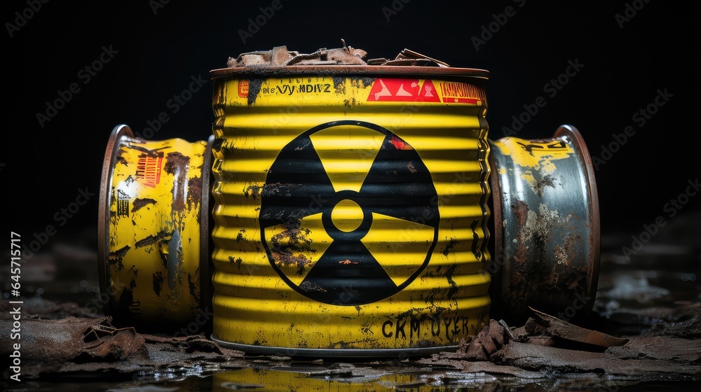 Odpady radioaktywne.  - obrazy, fototapety, plakaty 