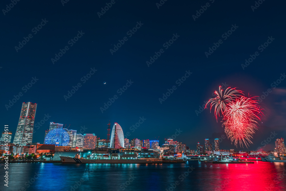 Yokohama Firework display - Thanks to the Port Yokohama Firework display - Thanks to the Port