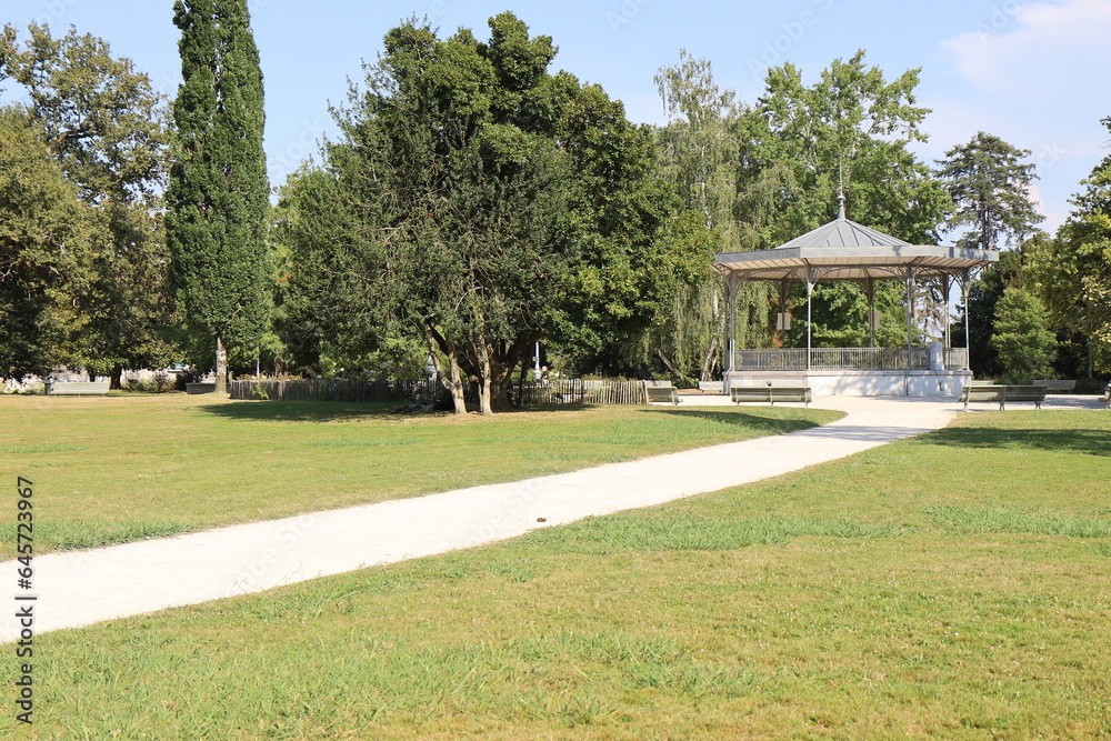 Le parc Beaumont, parc public, ville de Pau, département des Pyrénées Atlantiques, France