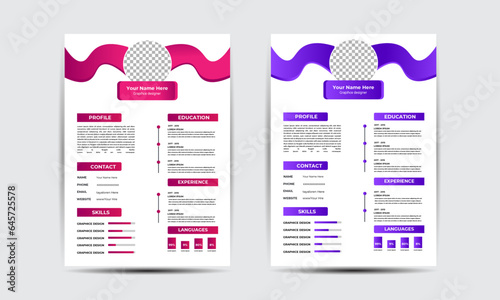 Sample CV Design To highlight your identity, I do
 this design. Here you can put all kinds of information. Resume
 design at once, sample and creative design