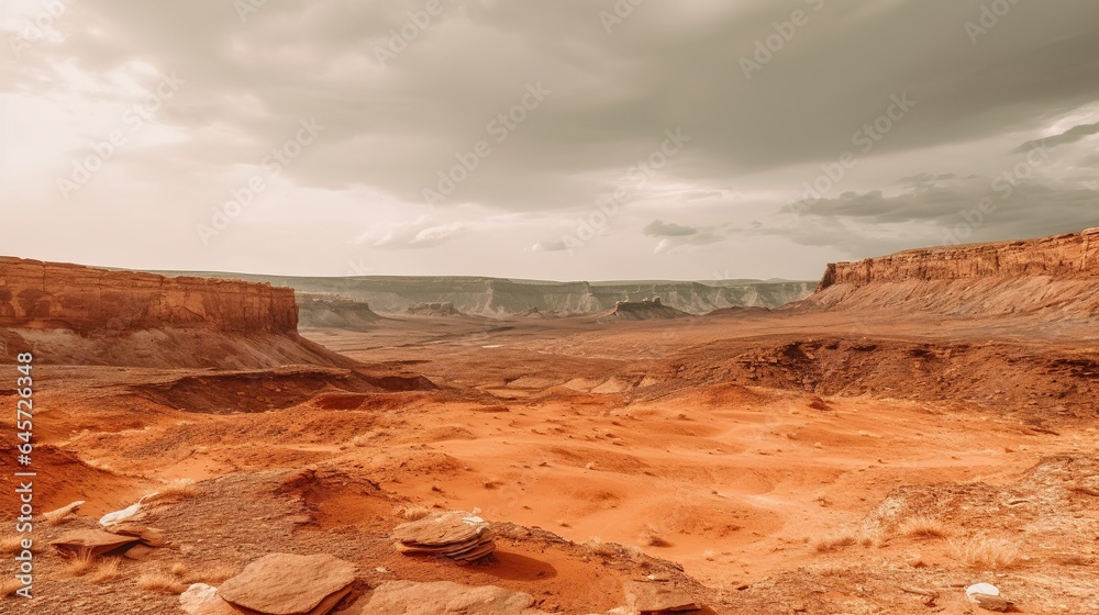 Fototapeta premium A photograph of a landscape