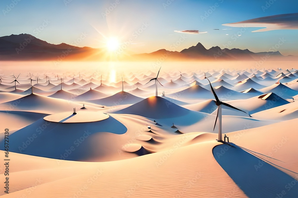 the environment and ecosystem using 3D. Solar and wind power are ...