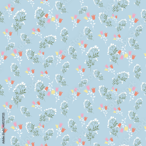 seamless pattern with flowers