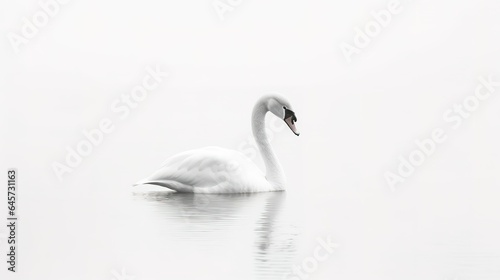 A minimalist photograph of an animal