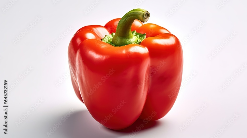 A photograph of food placed on solid white color background A photograph of food placed on solid white color background