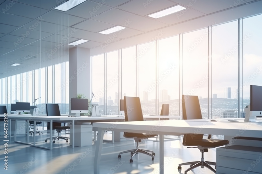 blurred background of a light modern office interior blurred background of a light modern office interior