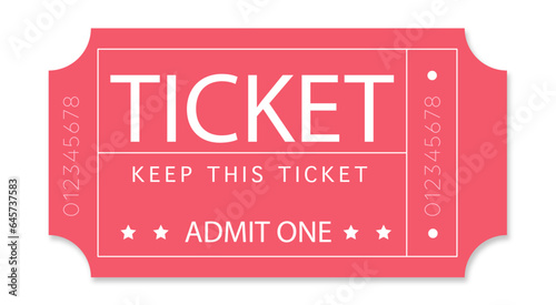 Admit one ticket, Ticket Style Sale Coupon
