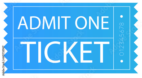 Admit one ticket, Ticket Style Sale Coupon
