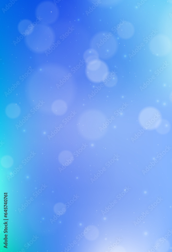 blue bokeh background