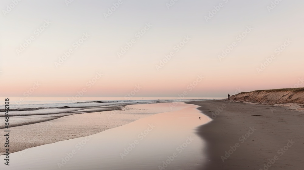 Fototapeta premium sunset on the beach